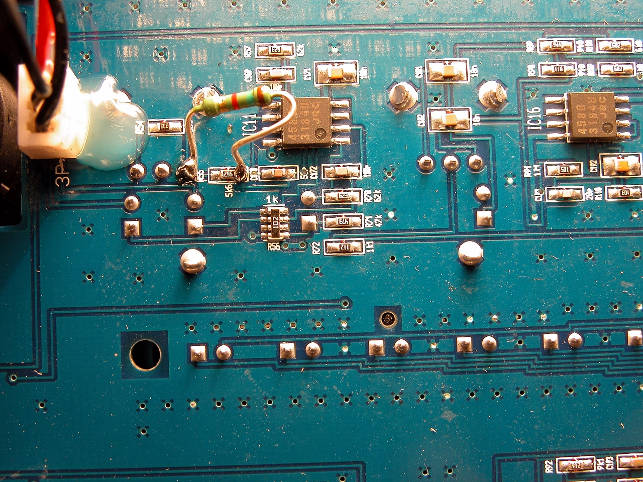 Mic circuit modified
