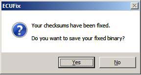 Save Corrected Binary