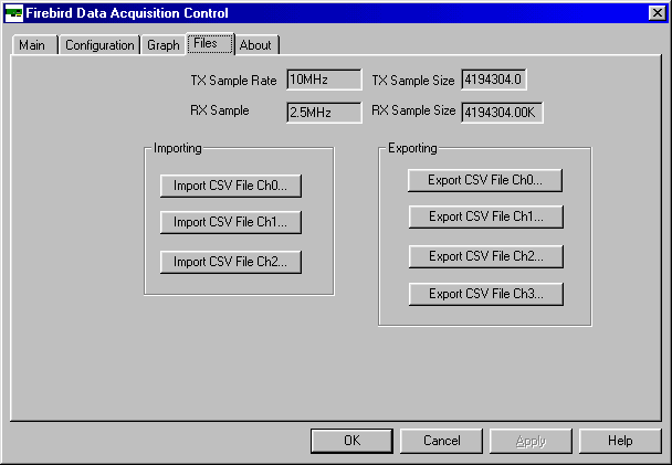 Firebird Files screen