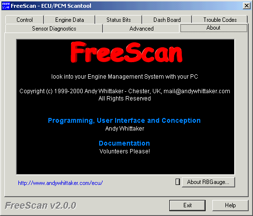 FreeScan About